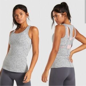 Gymshark Fleur Tank w/ Back Cutouts